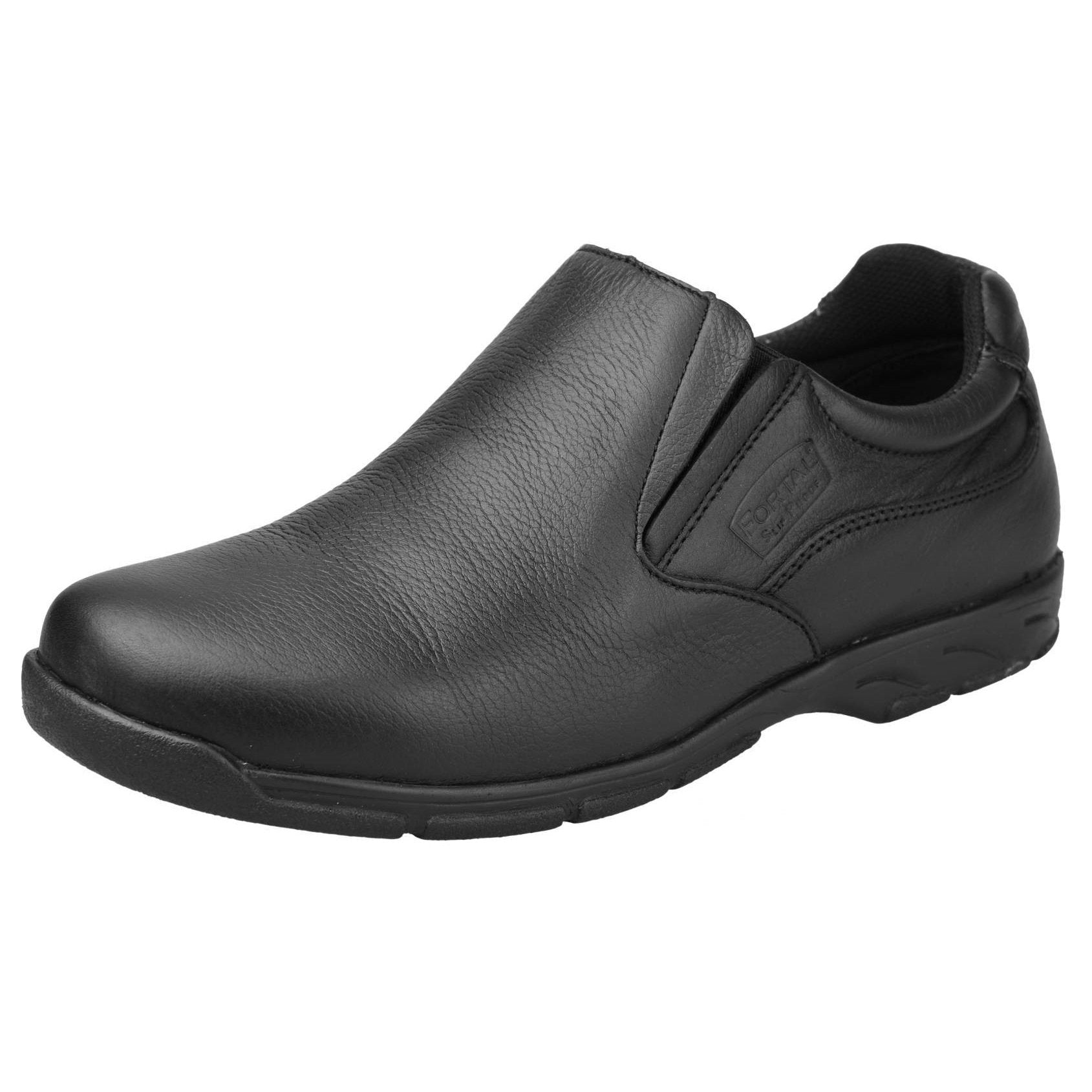 Black non slip outlet slip on shoes