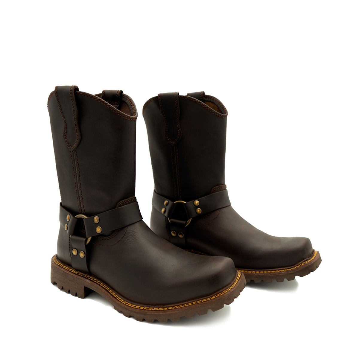 Men's BIKER - Square Toe Boots