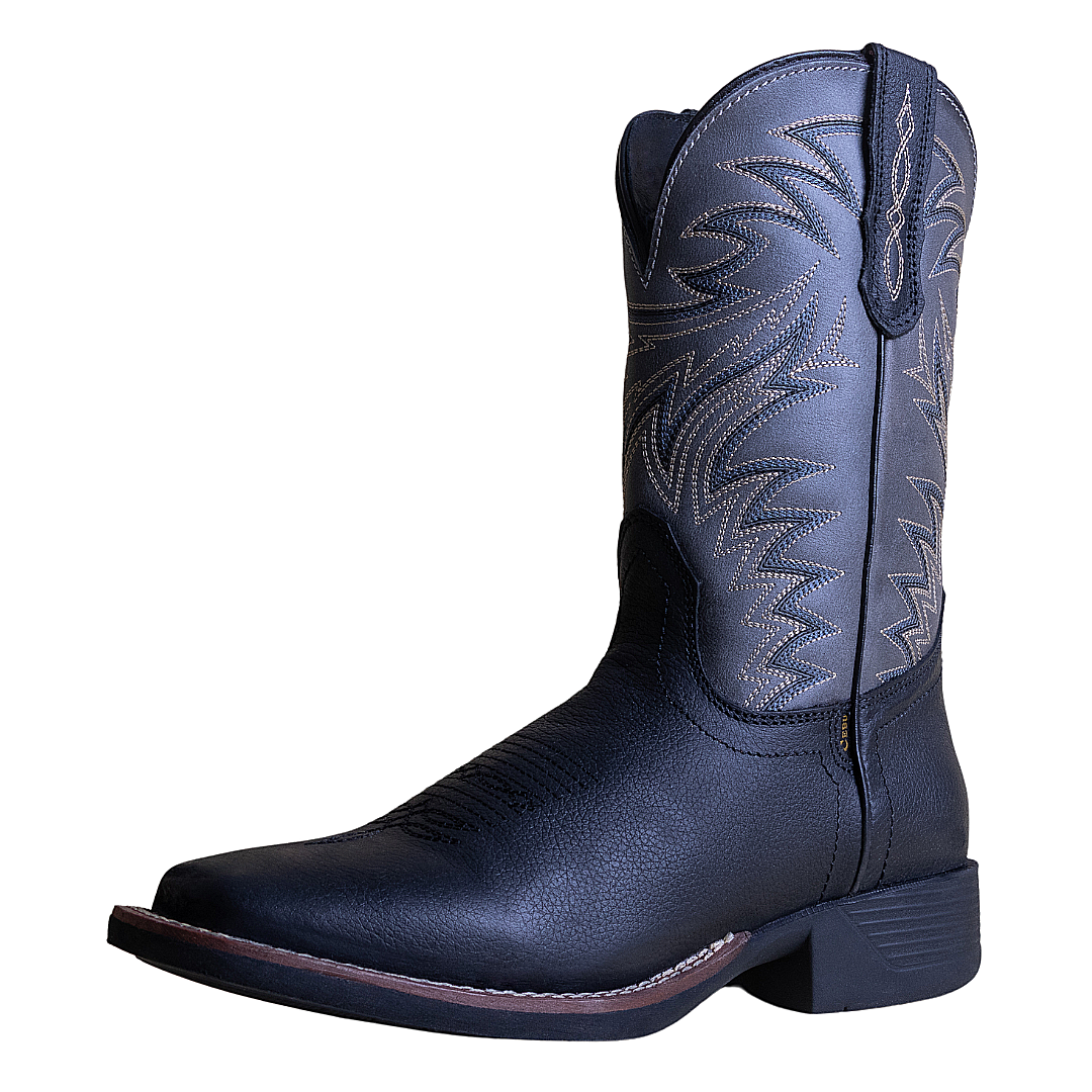 Mens cowboy boots square toe best sale