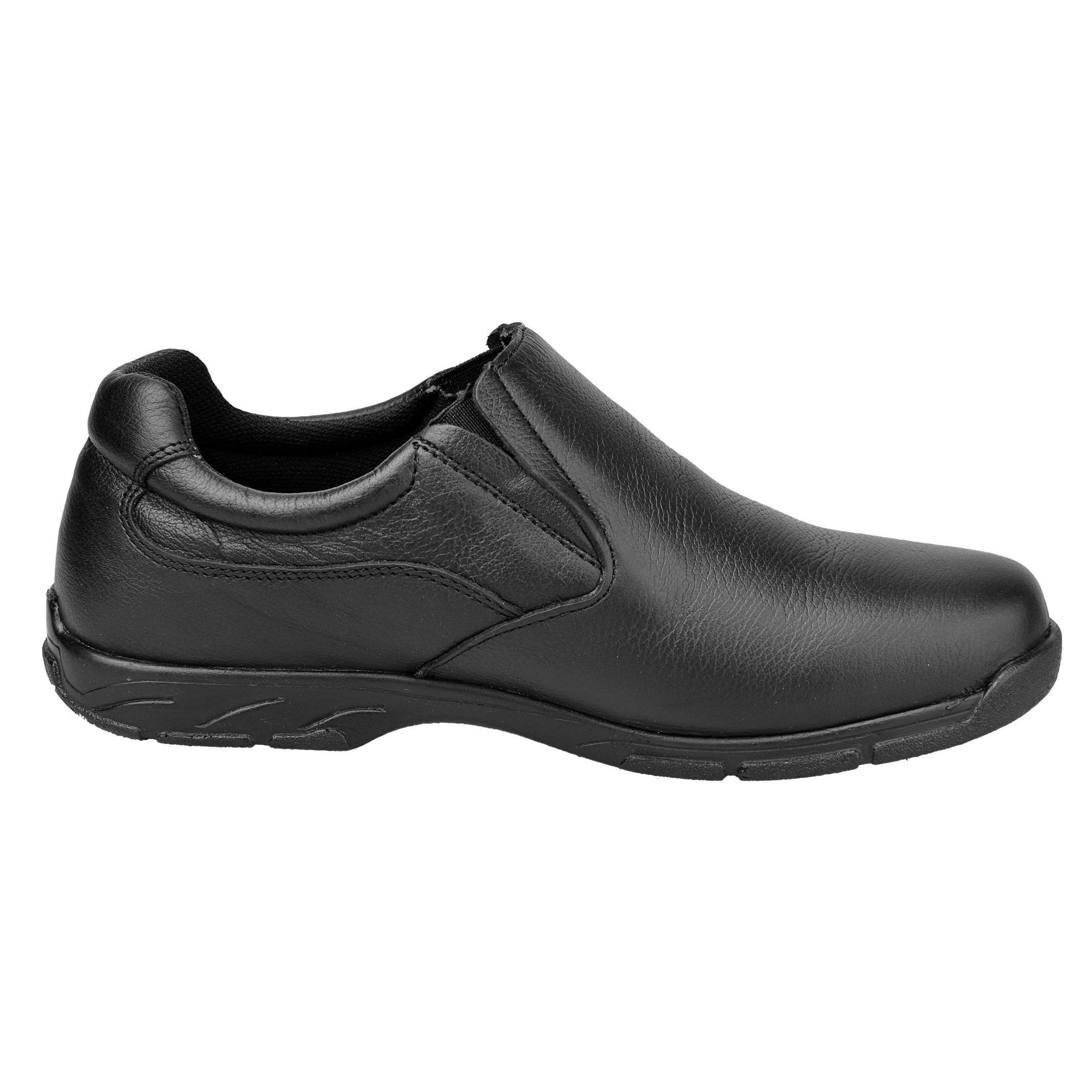 Non slip black shoes for outlet work