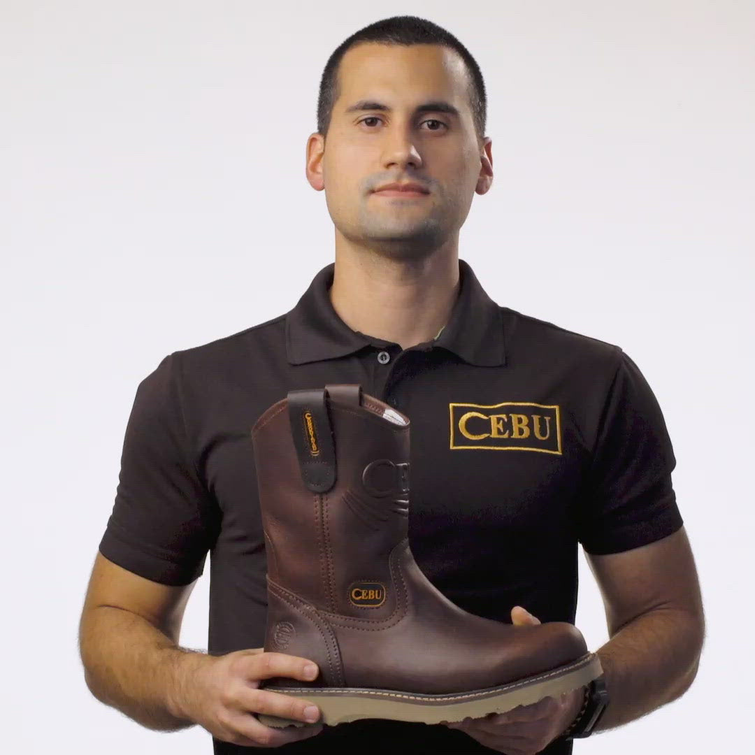 Leather Work Boots Lightweight Durable and Comfortable Cebu boots